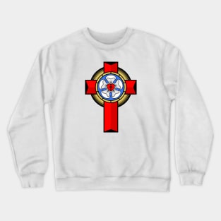 Illustration of theology and confession of faith Crewneck Sweatshirt